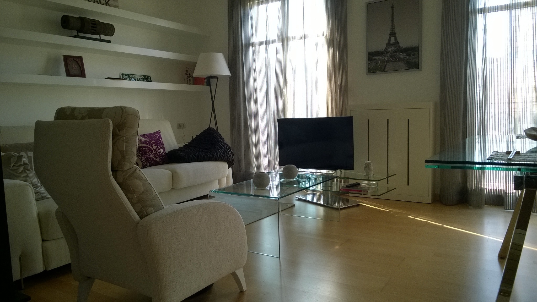Sala d’estar del pis de Barcelona
