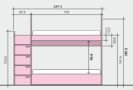 Dormitorios juveniles en Lleida medidas