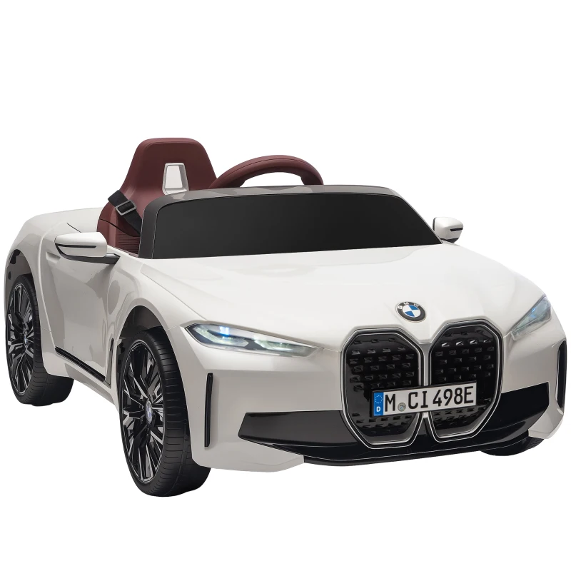 Coche Eléctrico para Niños 37-72 Meses BMW I4 Blanco