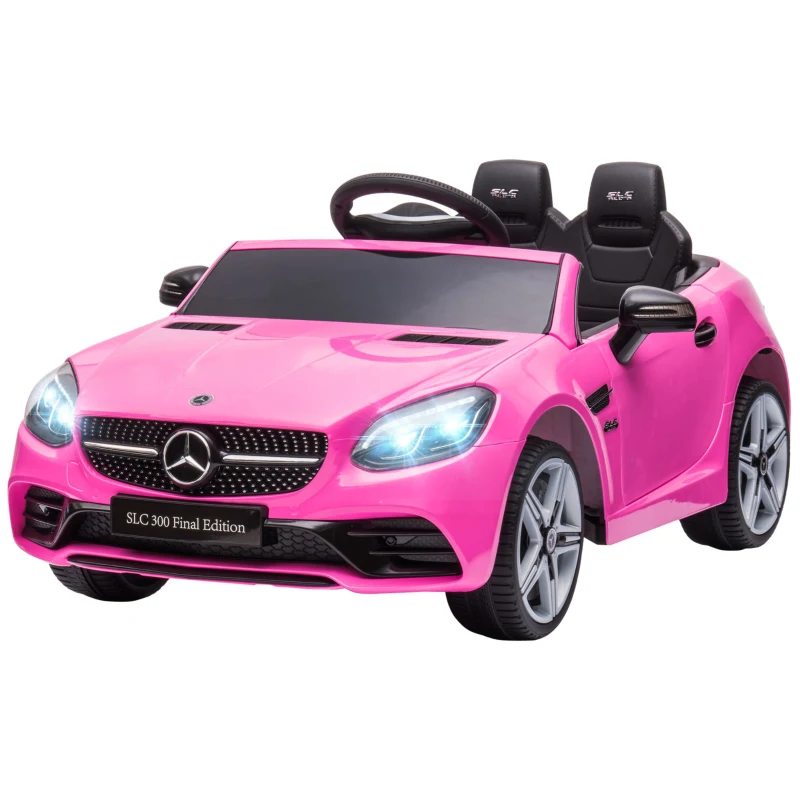 Coche Eléctrico para Niños de +3 Años, Mercedes SLC 300 Rosa