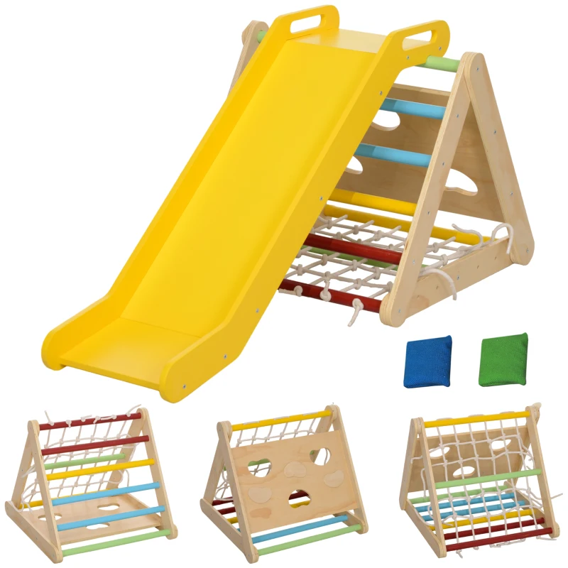 5 en 1 Triángulo de escalada con tobogán - Imagen 3