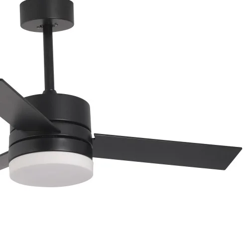 VENTILADOR LED 3 PALAS REVERSIBLES DC NEGRO 110 cm 55010 - Imagen 2