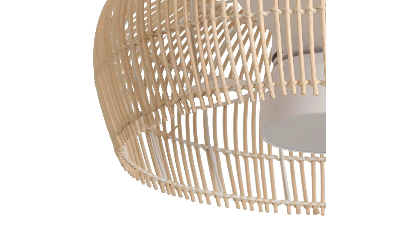 VENTILADOR RATTAN CLARO 7020 - Imagen 3