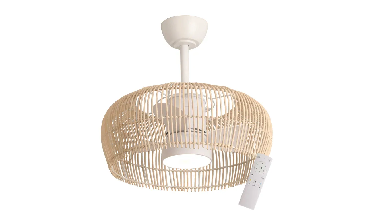 VENTILADOR RATTAN CLARO 7020 - Imagen 4