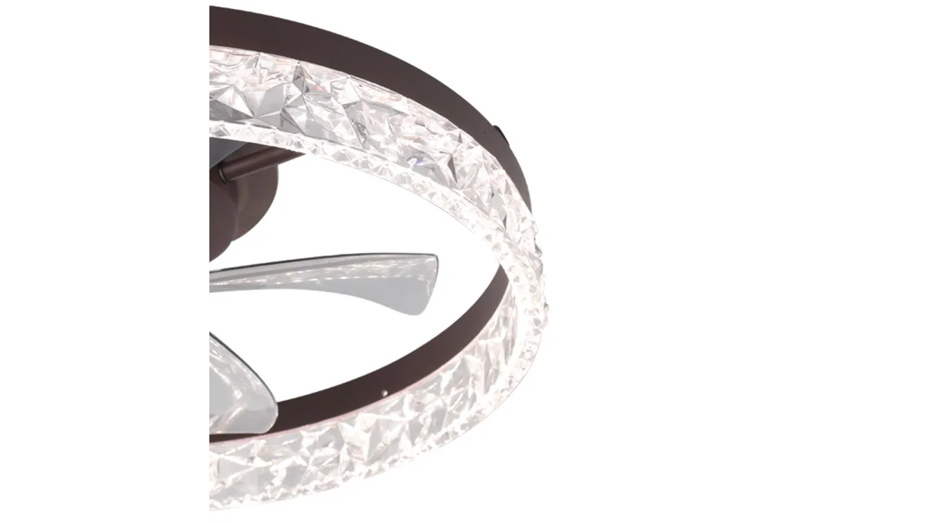VENTILADOR PLAFÓN DE TECHO CON LUZ LED 7068/7060 - Imagen 7