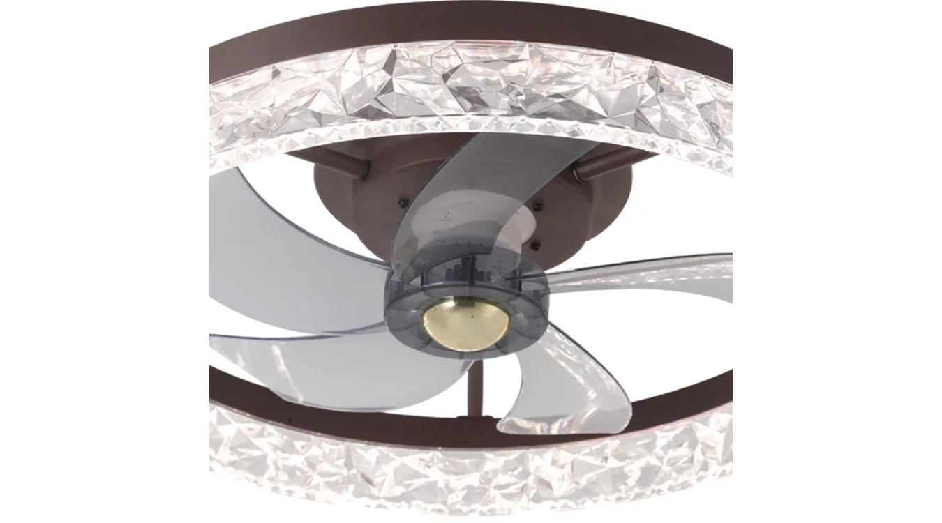 VENTILADOR PLAFÓN DE TECHO CON LUZ LED 7068/7060 - Imagen 5