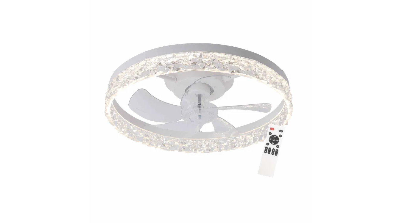 VENTILADOR PLAFÓN DE TECHO CON LUZ LED 7068/7060 - Imagen 4