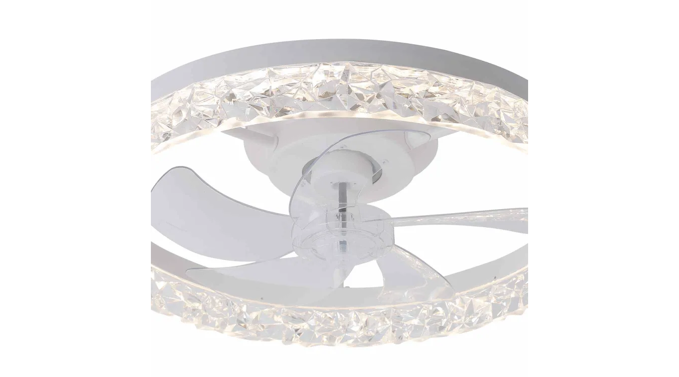 VENTILADOR PLAFÓN DE TECHO CON LUZ LED 7068/7060 - Imagen 6