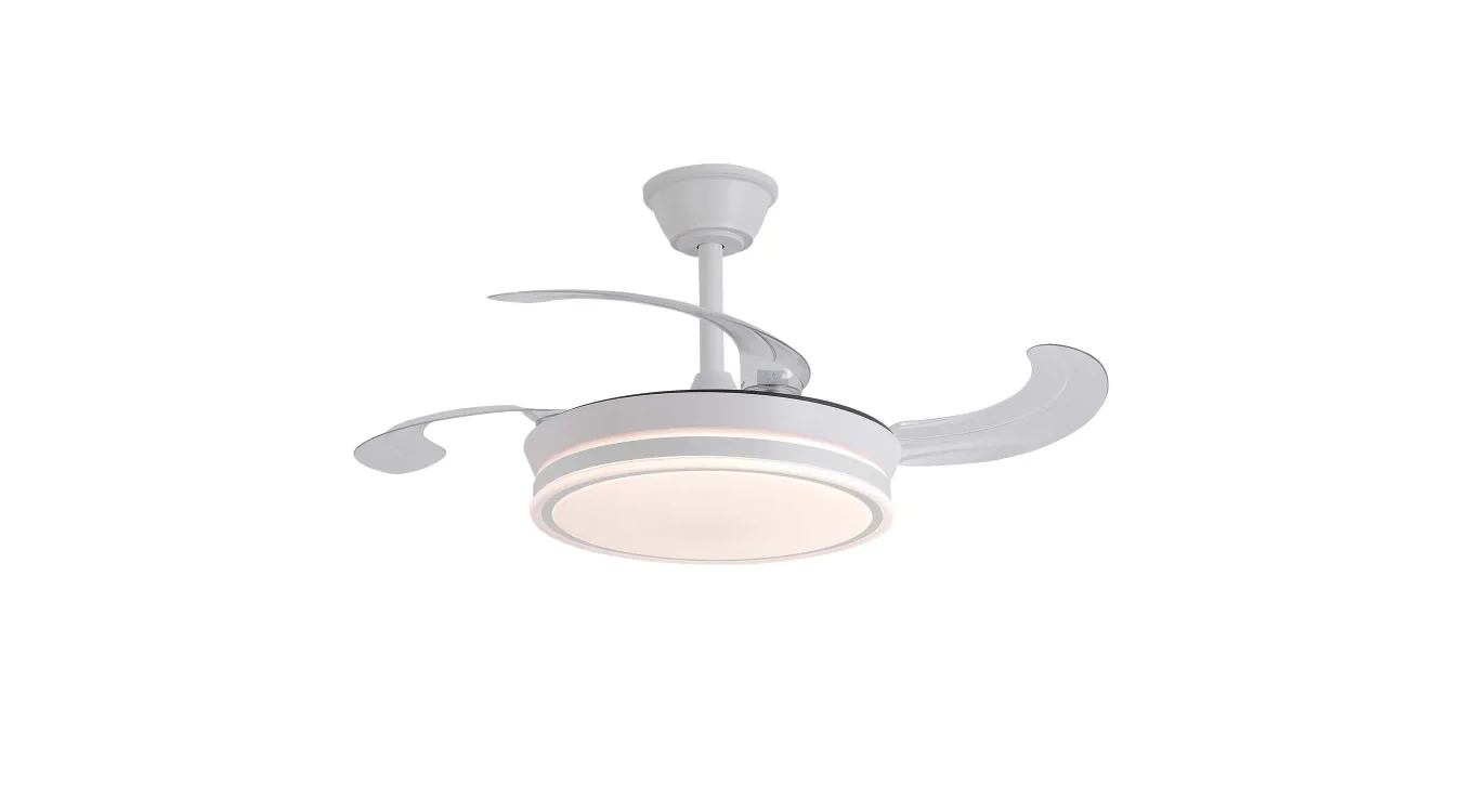 VENTILADOR DE TECHO LED DC BLANCO 7070 - Imagen 2