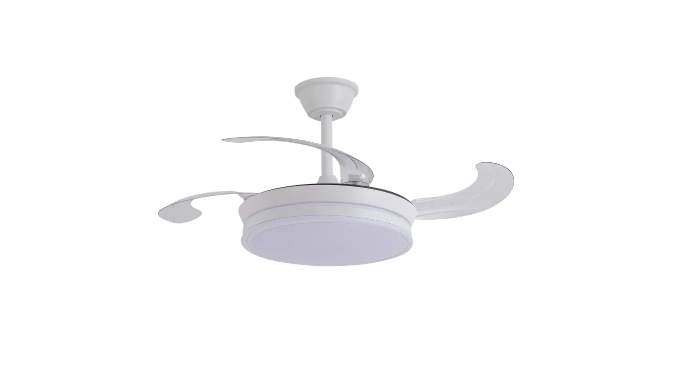 VENTILADOR DE TECHO LED DC BLANCO 7070 - Imagen 4