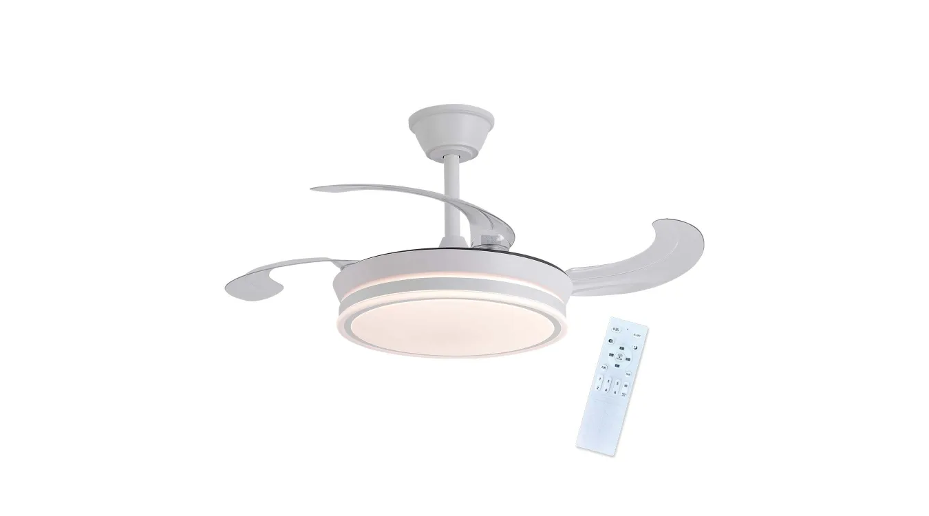 VENTILADOR DE TECHO LED DC BLANCO 7070 - Imagen 5